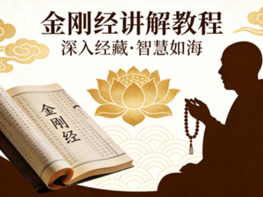 18节课带你学会金刚经,阅读辅助教程,让难懂的金刚经轻松学会